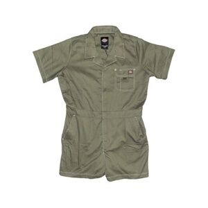 DICKIES PLAYSUIT - OLIVE GREEN (LG)